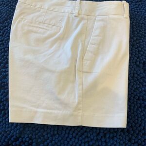 Nautical White Tailored Chino Shorts
